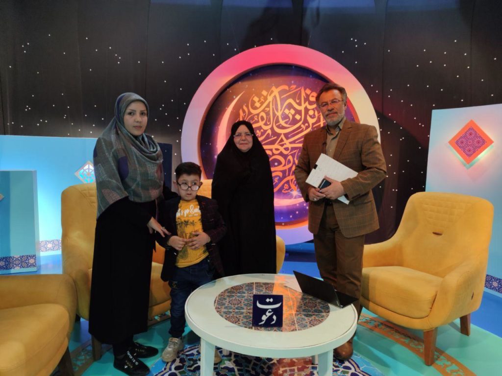 خیّر حامی کودکان مبتلا به سرطان (شمیم مهر) در برنامه دعوت ماه مبارک رمضان
